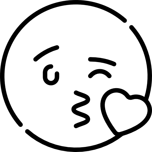 Kiss emoji feelings emoticons icon