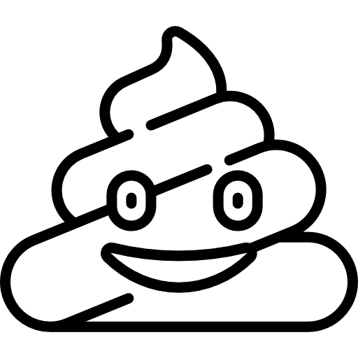 Poo poo smileys emoticons icon