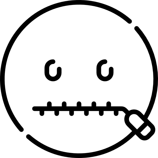 Secret secret feelings smileys icon