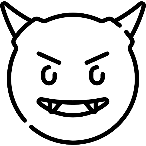 Devil devil feelings emoticons icon