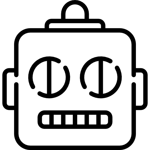 Robot emoticons smileys robot icon