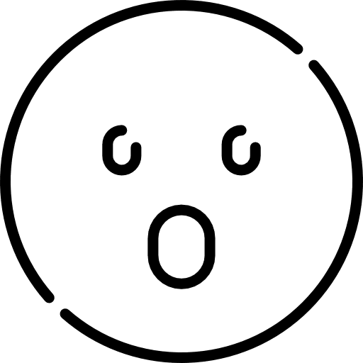 Shocked emoticons shocked smileys icon