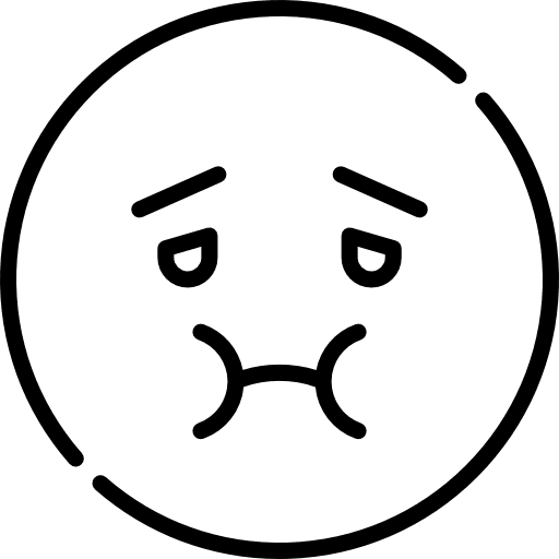 Sick feelings emoticons sick icon