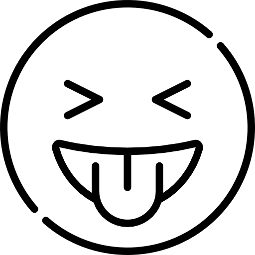 Tongue tongue smileys emoticons icon