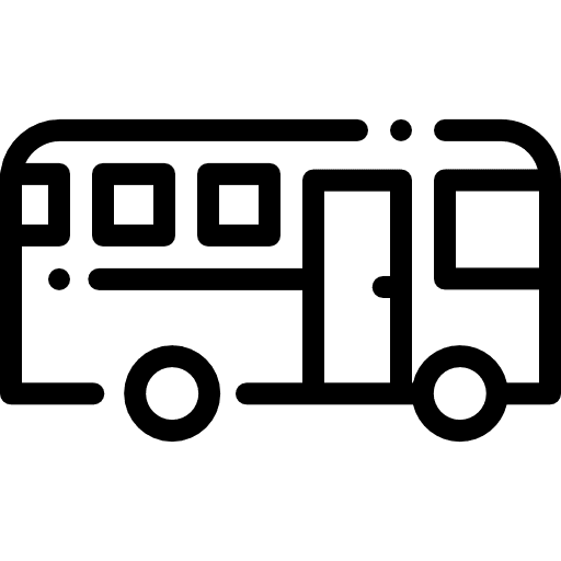 Bus bus vehicle transportation icon