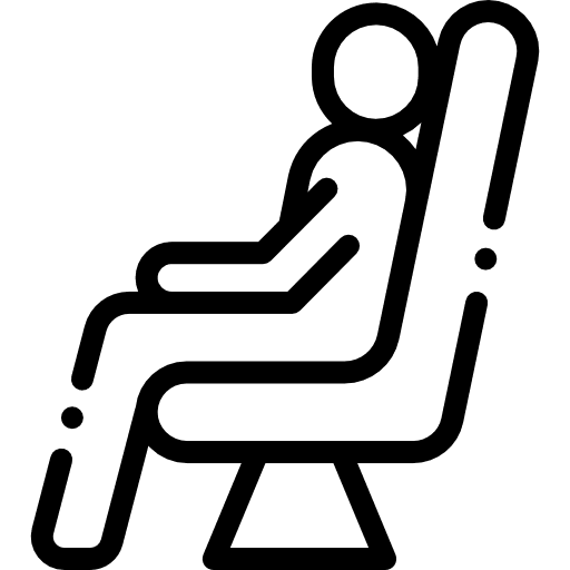 Passenger passengers sit travel icon