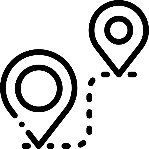 Route gps map point pin icon Route gps map point pin icon