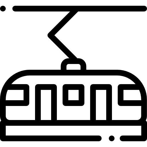 Tram transportation tram vehicle icon Tram transportation tram vehicle icon