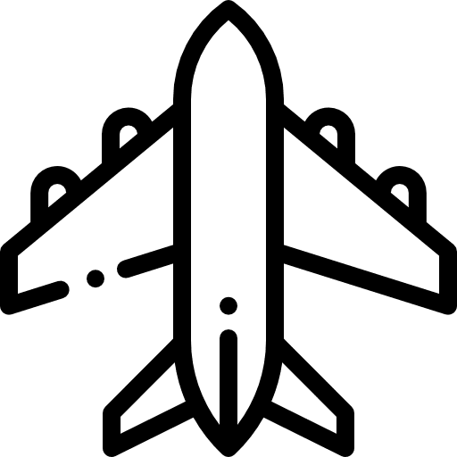 Airplane travel airport transport icon Airplane travel airport transport icon