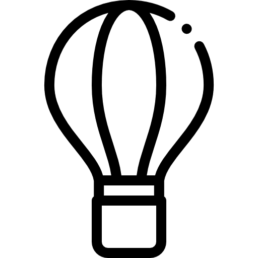 Hot air balloon flight air balloon transportation icon Hot air balloon flight air balloon transportation icon