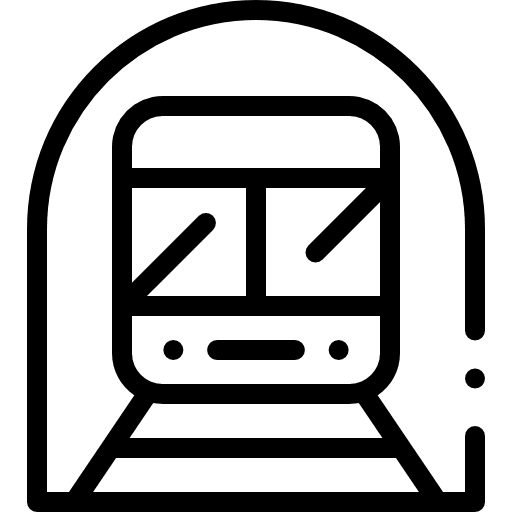 Subway mrt transport public icon Subway mrt transport public icon