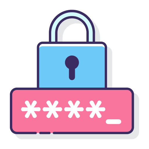 Password otp computer monitor icon