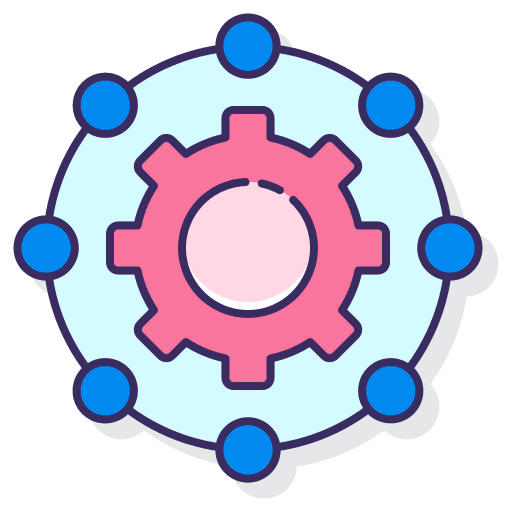 Framework system transformation system data icon