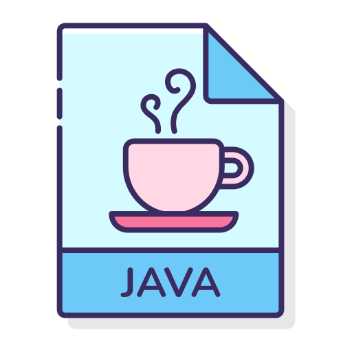 Java web programming electronics development icon