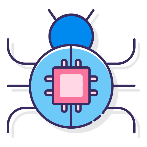 Bug bug problem electronics debug icon