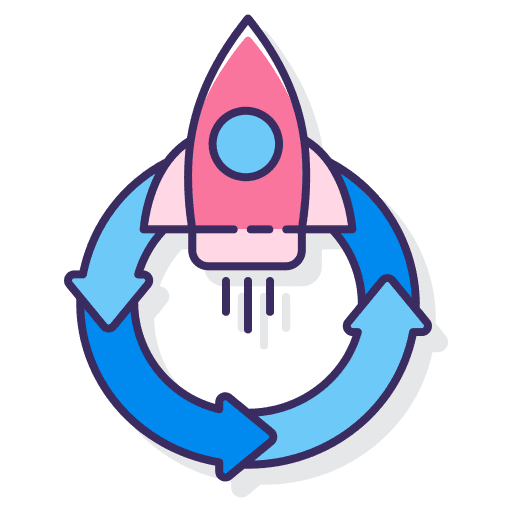 Cycle transport seo and web electronics icon