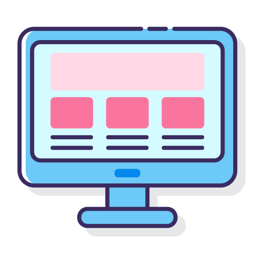 Web interface page browser anti virus software icon