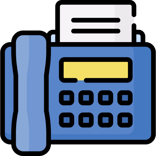 Fax fax communication phone icon Fax fax communication phone icon