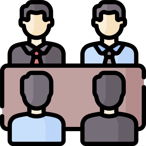 Meeting businessmen group workers icon Meeting businessmen group workers icon