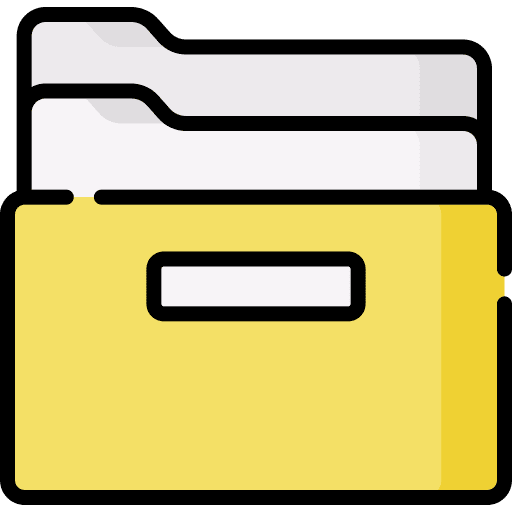 Folders storage interface data storage icon Folders storage interface data storage icon