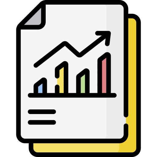 Report schedule report summary icon Report schedule report summary icon