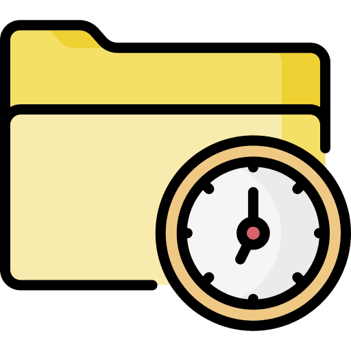 Working time working time documents contract icon Working time working time documents contract icon