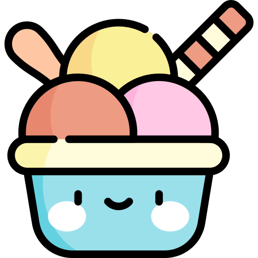 Ice cream summertime summer sweet icon