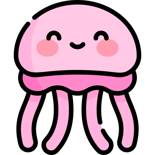Jellyfish animal sea life animals icon