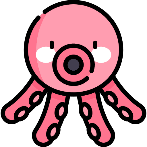 Octopus animal kingdom seafood wild life icon