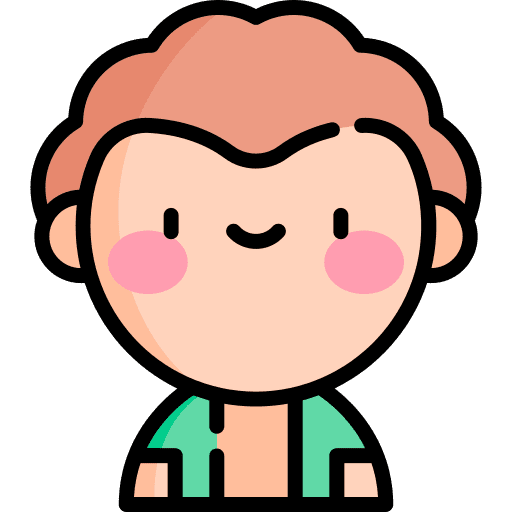 Boy people summertime holidays icon