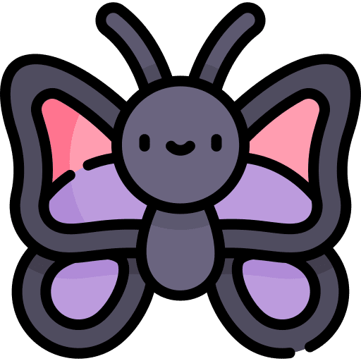 Butterfly fly zoology animals icon