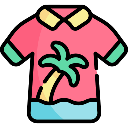 Hawaiian shirt clothes garment fashion icon