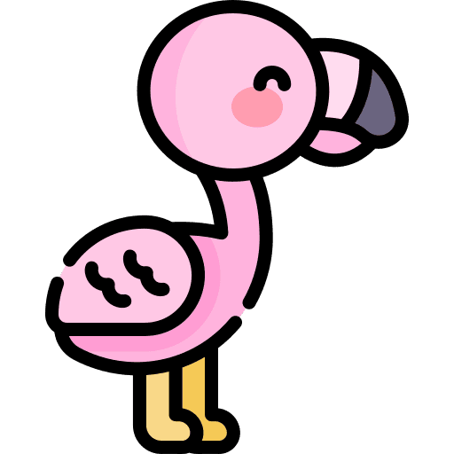 Flamingo zoo animal kingdom animals icon