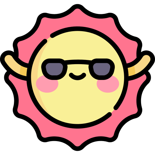 Sun warm meteorology summer icon