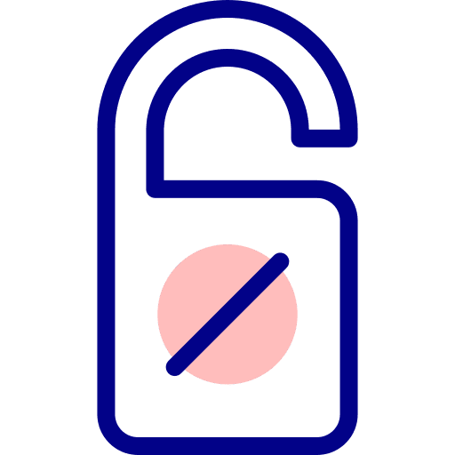 Door sign door sign do not disturb prohibition icon Door sign door sign do not disturb prohibition icon