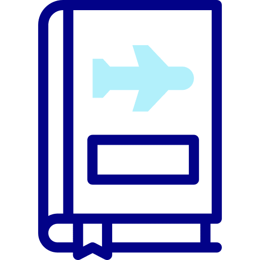Flight flight book education icon Flight flight book education icon