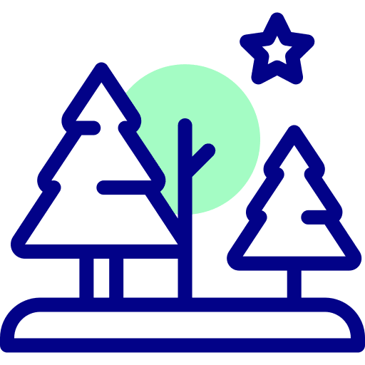 Forest star tree forest icon Forest star tree forest icon