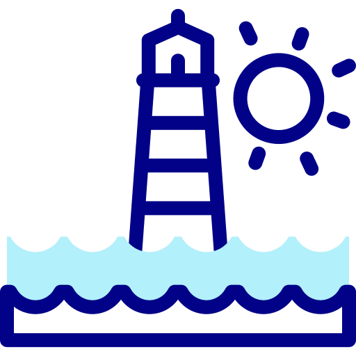 Lighthouse orientation lighthouse sea icon Lighthouse orientation lighthouse sea icon