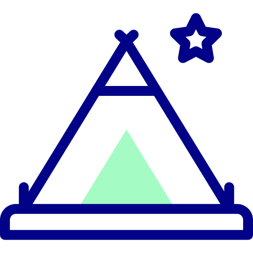 Tent camping star adventure icon Tent camping star adventure icon