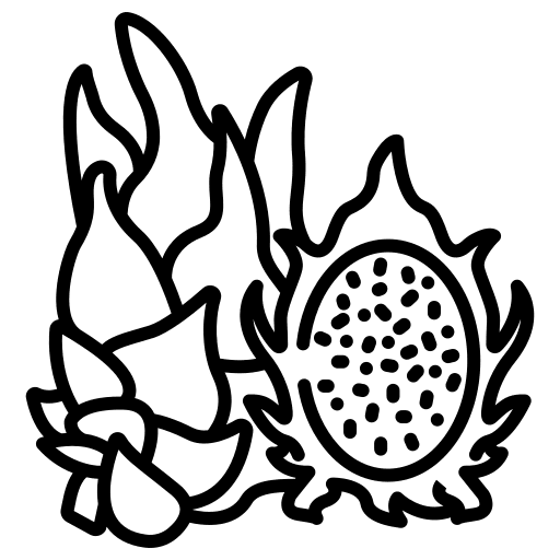 Dragon fruit diet vegan pitaya icon Dragon fruit diet vegan pitaya icon