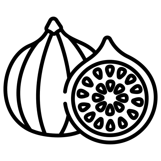 Figs fruit vitamin dessert icon