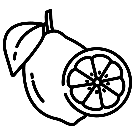 Lemon lemon organic vegetarian icon Lemon lemon organic vegetarian icon