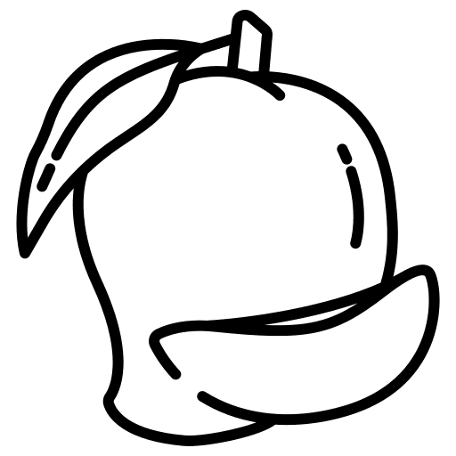 Mango organic vegan mango icon Mango organic vegan mango icon