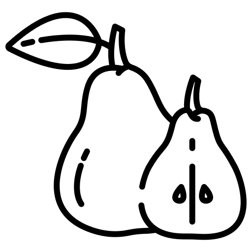 Pear vegetarian pear healthy food icon Pear vegetarian pear healthy food icon