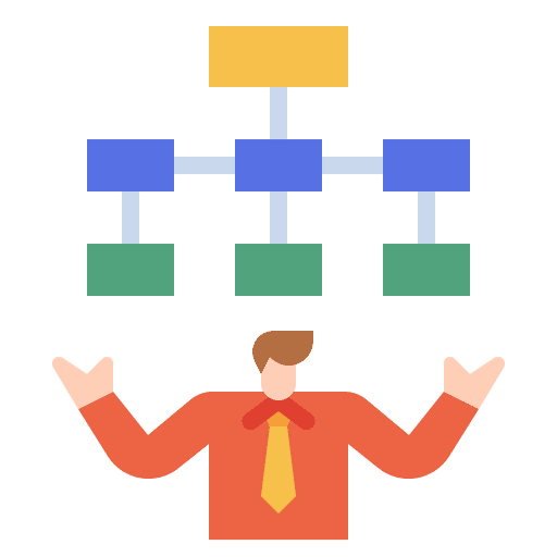 Solution solution corporation planning icon