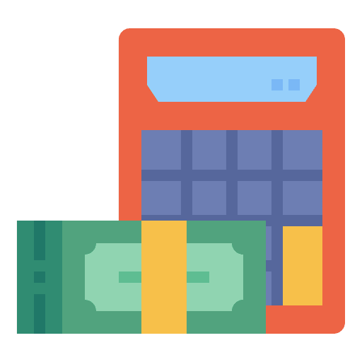 Budget company business and finance financial icon Budget company business and finance financial icon