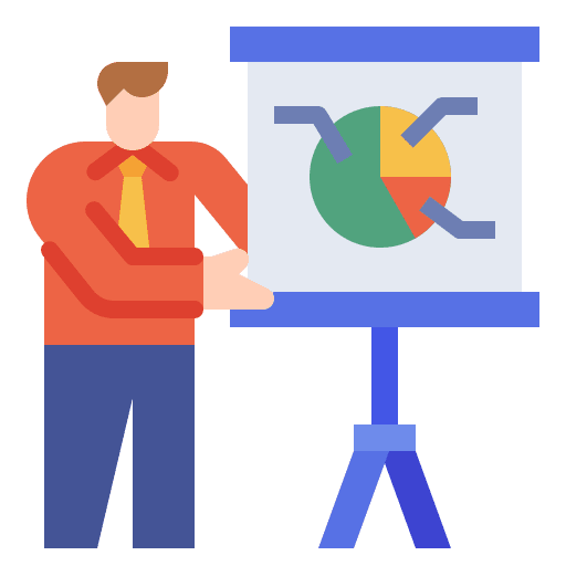 Presentation corporation businessman presentation icon Presentation corporation businessman presentation icon