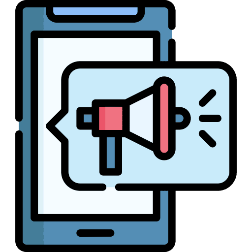 Online advertising marketing digital marketing communications icon