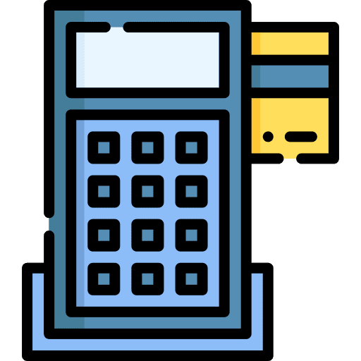 Edc money card business and finance payment method icon