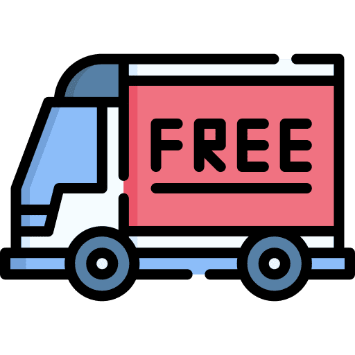 Free delivery transportation commerce and shopping free delivery icon
